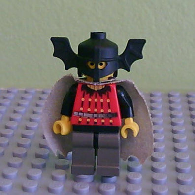 LEGO Minifigure-Fright Knights - Bat Lord with Cape-Castle / Fright Knights-CAS022-Creative Brick Builders
